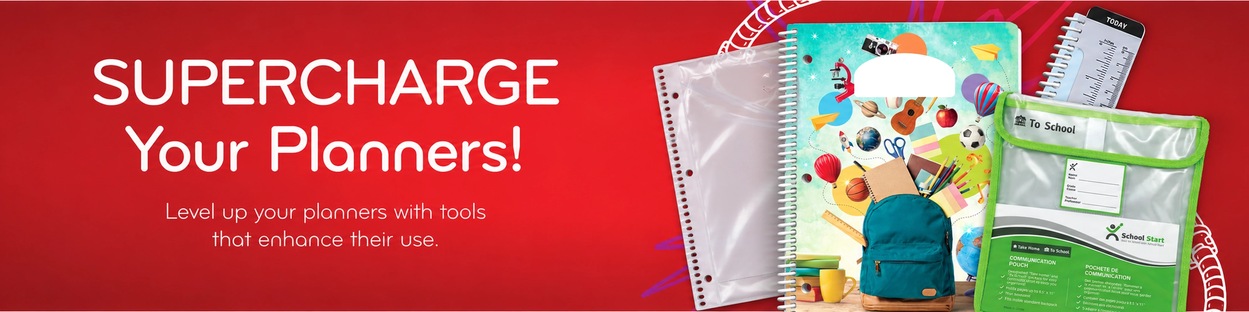 SUPERCHARGE Your Planners! Level up your planners with tools that enhance their use.