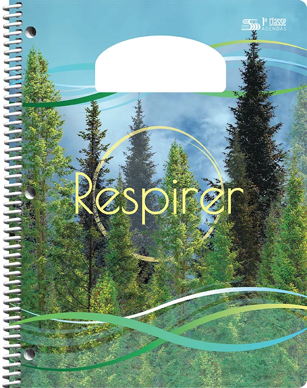 First Class Planners French front cover - Respirer