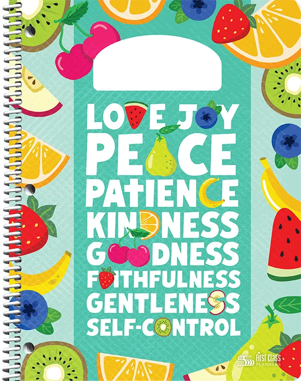 First Class Planners Faith front cover - Fruits of the Spirit