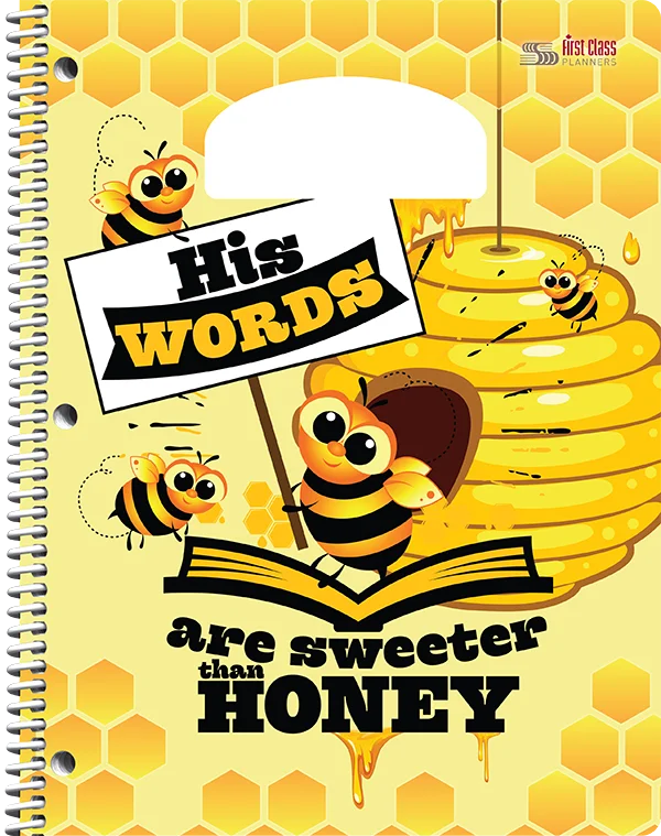 First Class Planners Faith front cover - Sweeter Than Honey