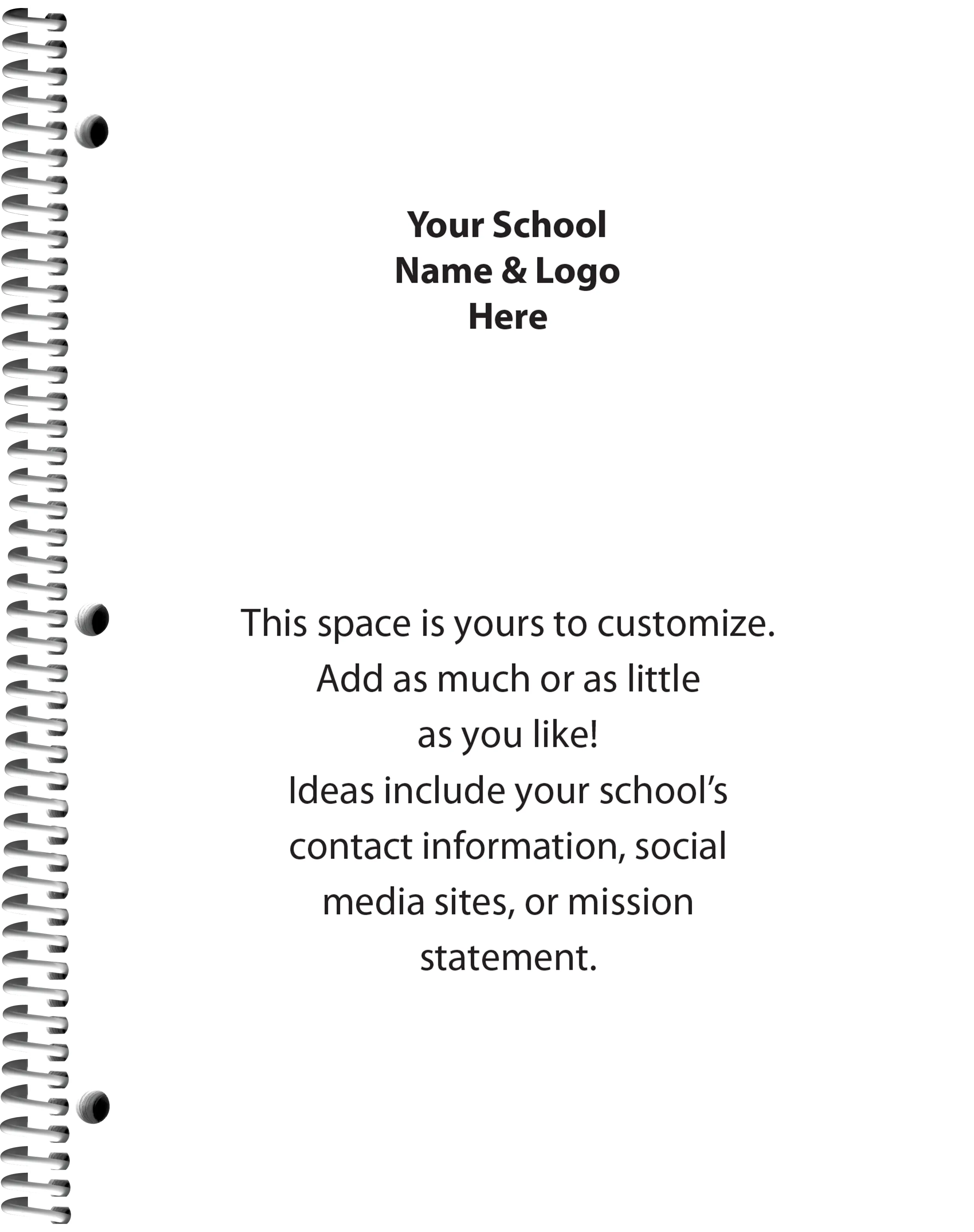 Custom Title Page
